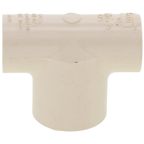 1/2" x 1/2" x 3/4" CPVC CTS  Reducing Tee (Socket)