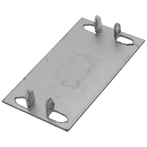 1-1/2" x 2-3/4" 16 Gauge Safety Plate (Pack of 100)