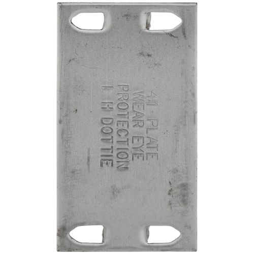 1-1/2" x 2-3/4" 16 Gauge Safety Plate (Pack of 100)