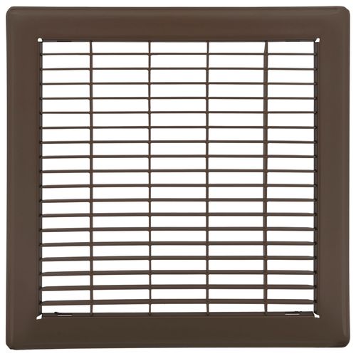 10" x 10" Floor Return Air Grille (Brown)