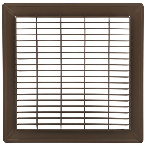 10" x 10" Floor Return Air Grille (Brown)