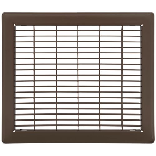 10" x 12" Floor Return Air Grille (Brown)