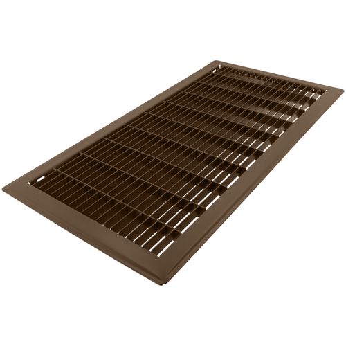 10" x 20" Floor Return Air Grille (Brown)