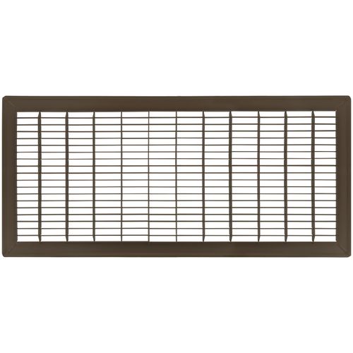 10" x 24" Floor Return Air Grille (Brown)