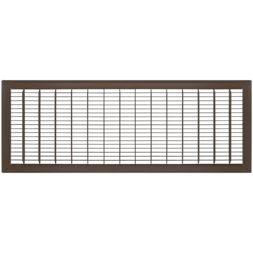 10" x 30" Floor Return Air Grille (Brown)