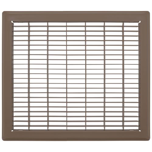 12" x 14" Floor Return Air Grille (Brown)