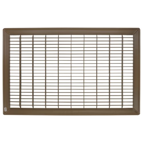 12" x 20" Floor Return Air Grille (Brown)