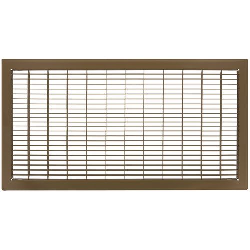 12" x 24" Floor Return Air Grille (Brown)