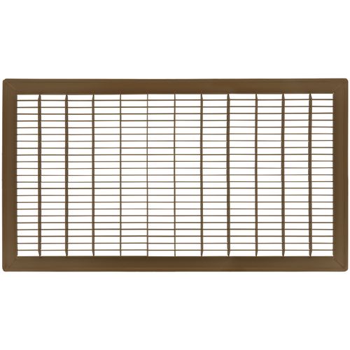 12" x 24" Floor Return Air Grille (Brown)