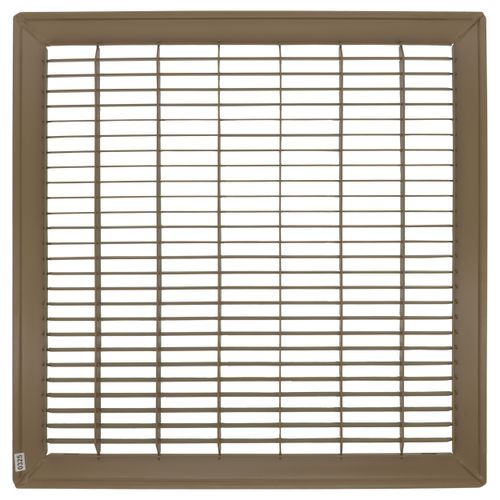 14" x 14" Floor Return Air Grille (Brown)