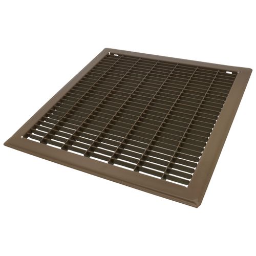 14" x 14" Floor Return Air Grille (Brown)