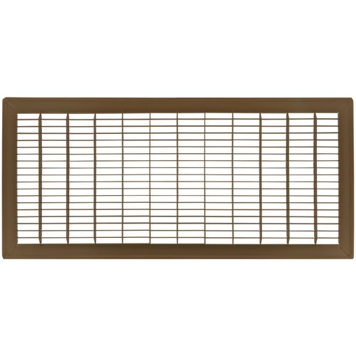 14" x 20" Floor Return Air Grille (Brown)
