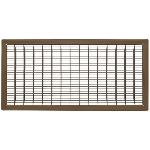 14" x 30" Floor Return Air Grille (Brown)