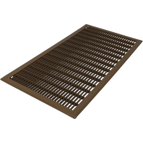 14" x 30" Floor Return Air Grille (Brown)