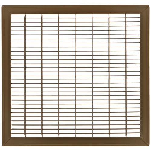 16" x 16" Floor Return Air Grille (Brown)