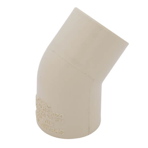 1/2" CPVC CTS 45Â° Elbow (Socket)