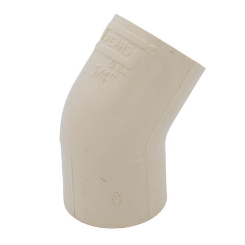 3/4" CPVC CTS 45Â° Elbow (Socket)