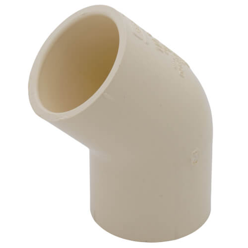 1-1/4" CPVC CTS 45Â° Elbow (Socket)