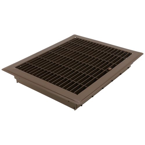 10" x 12" Floor Register (Light Brown)