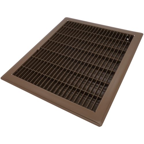 12" x 14" Floor Register (Light Brown)