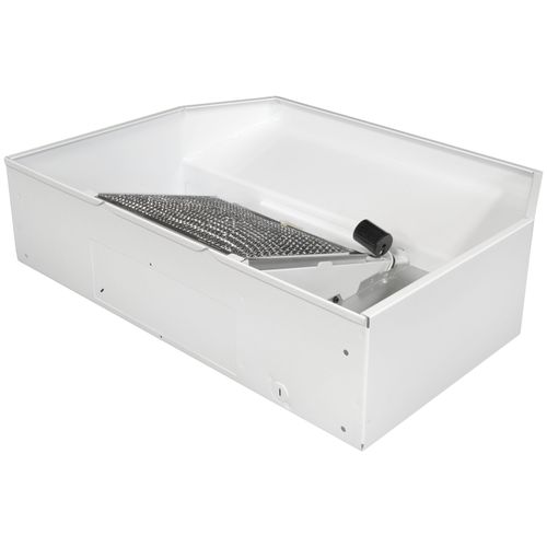 24" White, 2 Speed Under Cabinet Range Hood