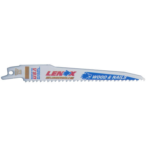 656R - 6" Bi-Metal Reciprocating Blade, 25-pack (Wood, Wood with Nails) 2 656R - 6" Bi-Metal Reciprocating Blade, 25-pack (Wood, Wood with Nails)