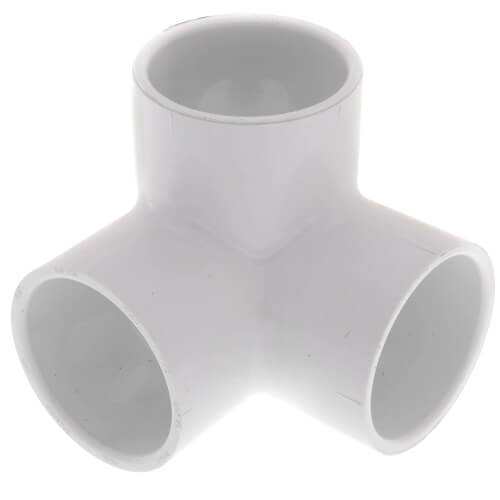 1-1/2" PVC Sch. 40 90° Elbow w/ Side Outlet