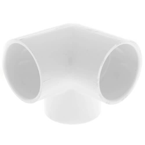1-1/2" PVC Sch. 40 90° Elbow w/ Side Outlet