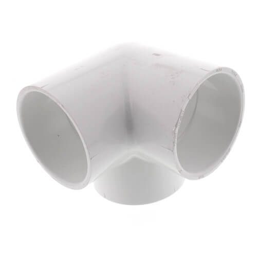 2" PVC Sch. 40 90° Elbow w/ Side Outlet