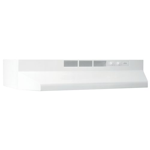 30" 41000 Series 2 Speed White Non-Ducted Range Hood
