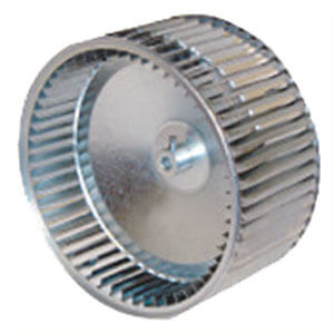 10-5/8" Diameter, 1/2" Hub Counter-Clockwise Concave Direct Drive Blower Wheel