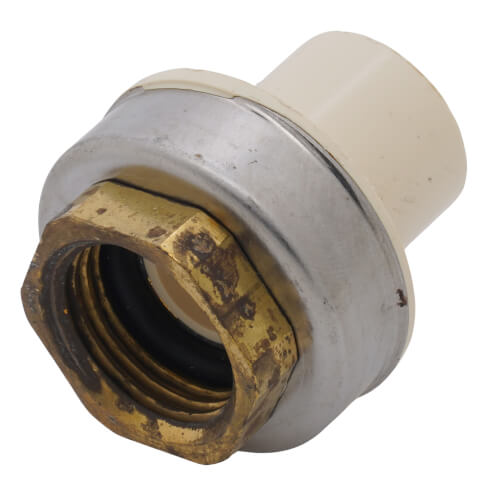 1/2" CTS CPVC Female Adapter w/ Gasket (Socket x Brass FPT)