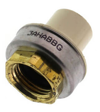 1-1/4" CTS CPVC Female Adapter w/ Gasket (Socket x Brass FPT)