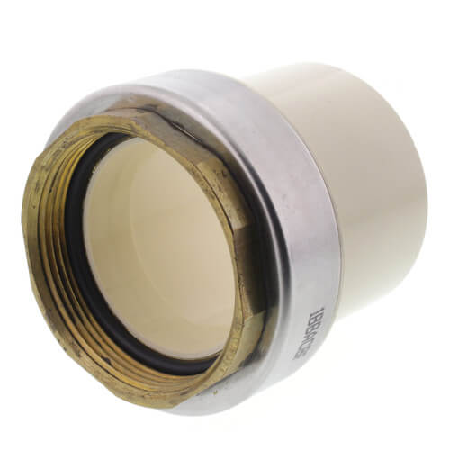 2" CTS CPVC Female Adapter w/ Gasket (Socket x Brass FPT)