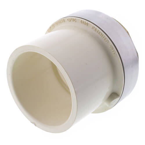 2" CTS CPVC Female Adapter w/ Gasket (Socket x Brass FPT) 2 2" CTS CPVC Female Adapter w/ Gasket (Socket x Brass FPT)