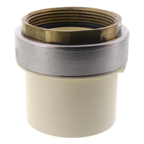 2" CTS CPVC Female Adapter w/ Gasket (Socket x Brass FPT) 3 2" CTS CPVC Female Adapter w/ Gasket (Socket x Brass FPT)