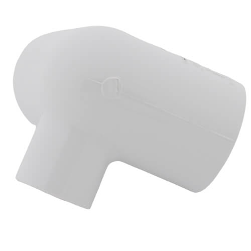 1" x 1/2" PVC Sch. 40 90° Elbow w/ Side Outlet (Socket x FIPT)