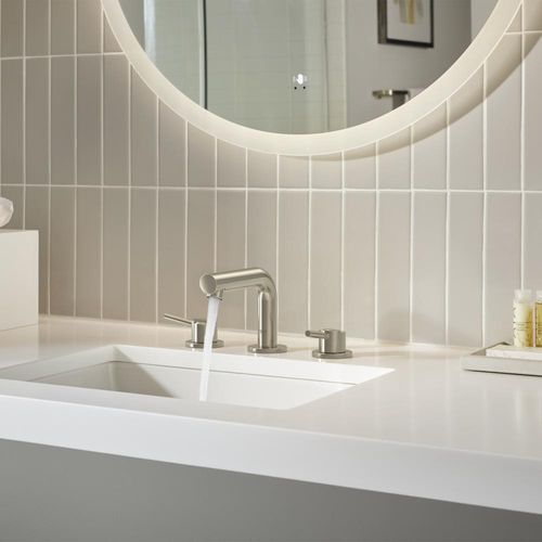 Concetto Three-Hole Bathroom Faucet (Brushed Nickel), 20572EN1