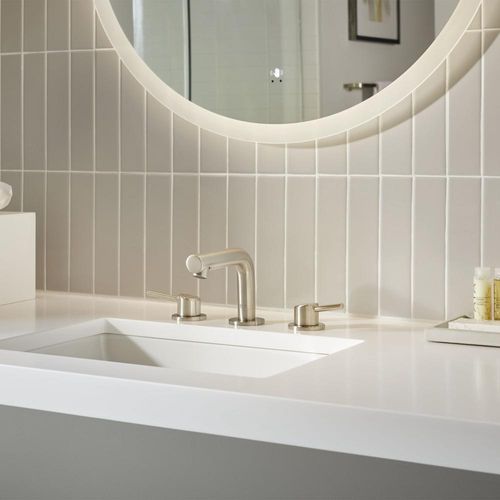 Concetto Three-Hole Bathroom Faucet (Brushed Nickel), 20572EN1