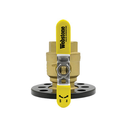 1-1/2" Threaded Round Isolator w/ Detachable Rotating Flange