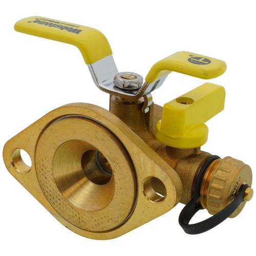 3/4" Threaded Isolator Flange w/ Multi-Function Drain and Rotating Flange 2 3/4" Threaded Isolator Flange w/ Multi-Function Drain and Rotating Flange