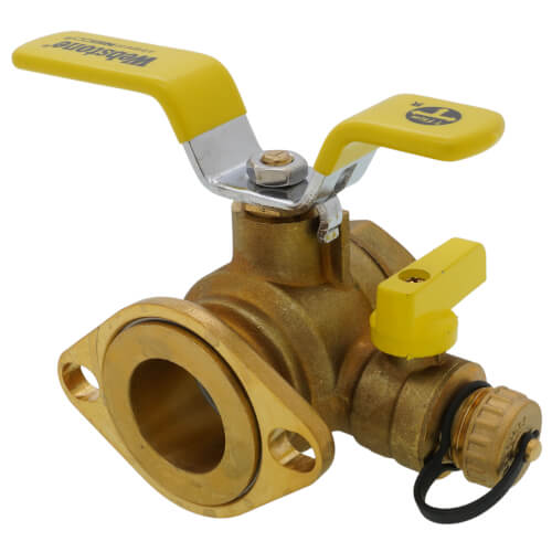 1-1/2" Threaded Isolator w/ MF Drain & Rotating Flange - High Velocity