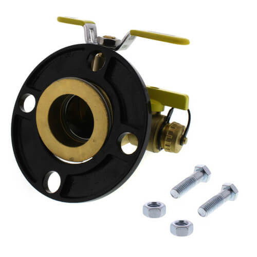 2" Threaded Round Isolator w/ Detachable Rotating Flange, Hi-Flow Hose Drain 2 2" Threaded Round Isolator w/ Detachable Rotating Flange, Hi-Flow Hose Drain