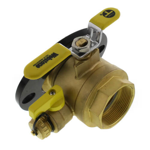 2" Threaded Round Isolator w/ Detachable Rotating Flange, Hi-Flow Hose Drain 3 2" Threaded Round Isolator w/ Detachable Rotating Flange, Hi-Flow Hose Drain
