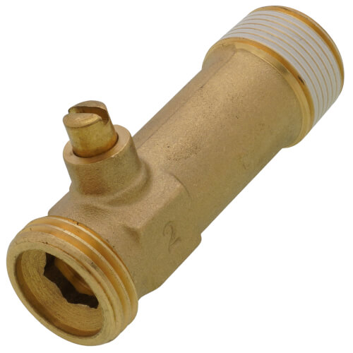 Brass Drain Valve (3/4" M x 2" Shank), 415-42351-02