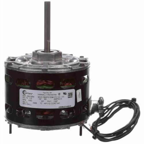 1/12 HP 115v Fan and Blower Motor, 1050 RPM, 42 Frame, OAO