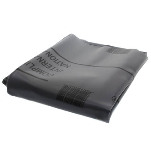5' x 6' Grey PVC Shower Pan Liner