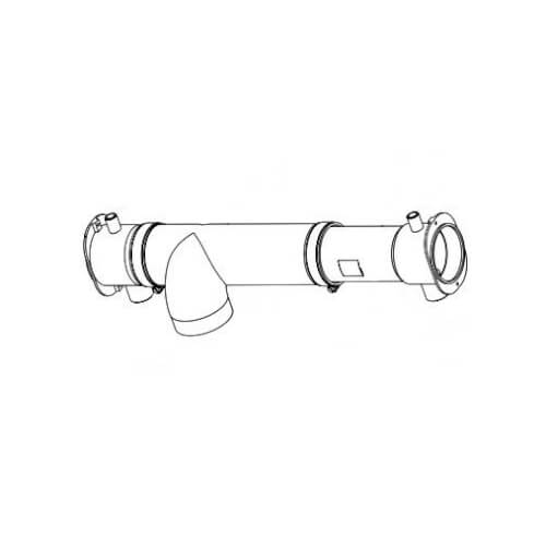 Tee, Exhaust, 19W95