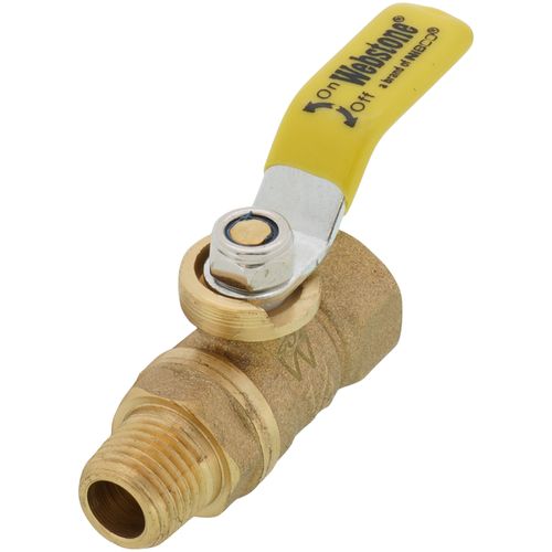 1/4" FIP x MIP Full Port Forged Brass Mini Ball Valve