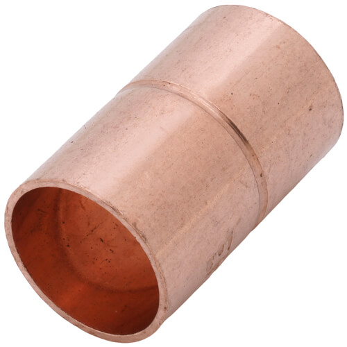 3/4" OD ACR Copper Coupling w/ Roll Stop